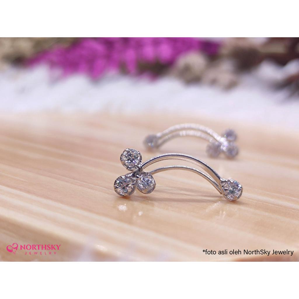 NorthSky- Anting Selip Anting Wanita Perak S925 Asli Elegan