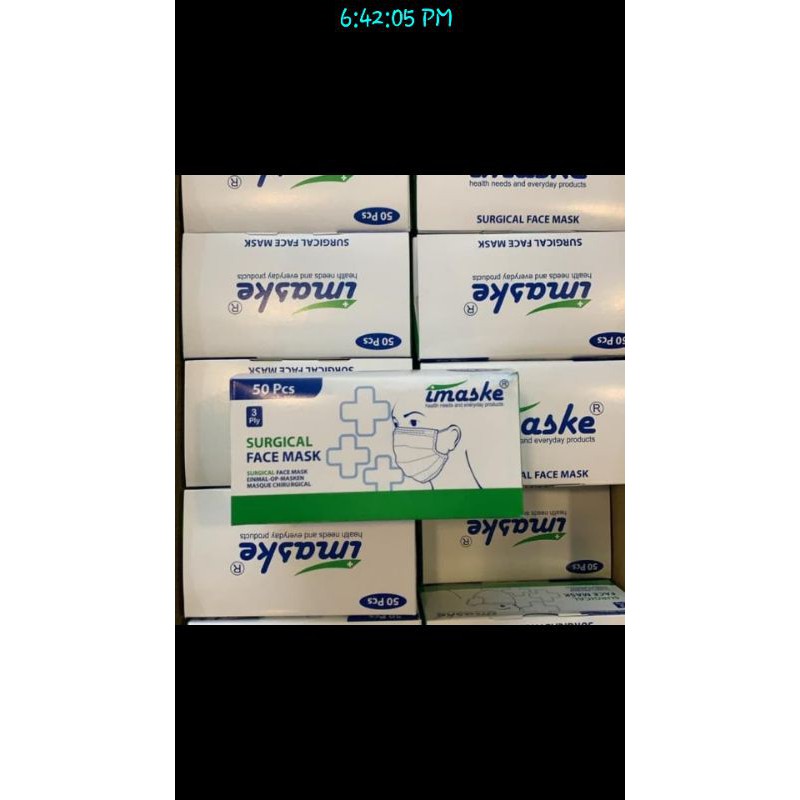 IMASKE Surgical Mask isi 50'S