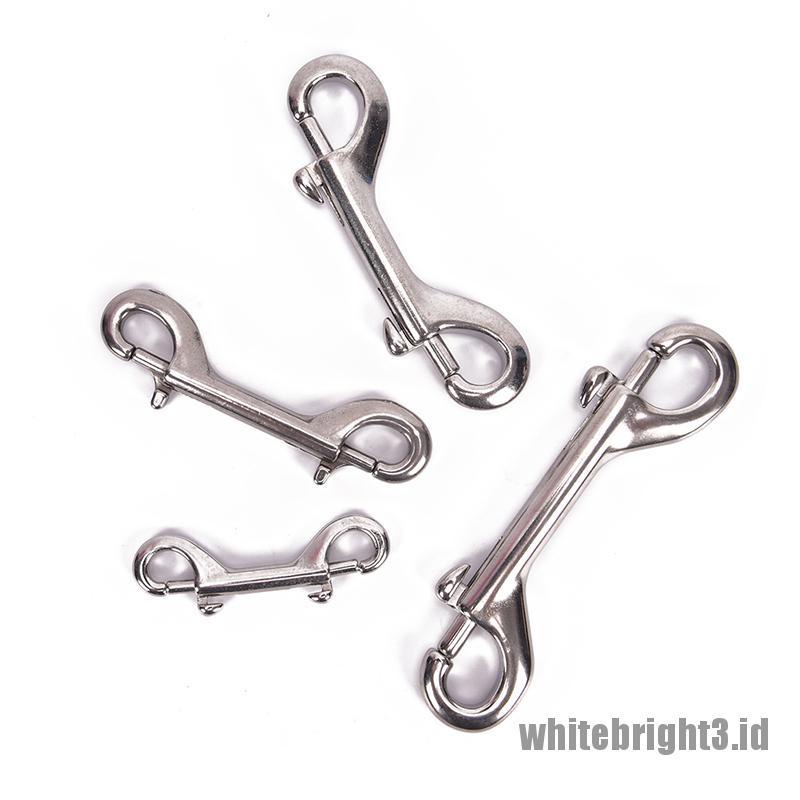 Kait snap bolt Dua Sisi Bahan stainless steel 316 Untuk scuba diving