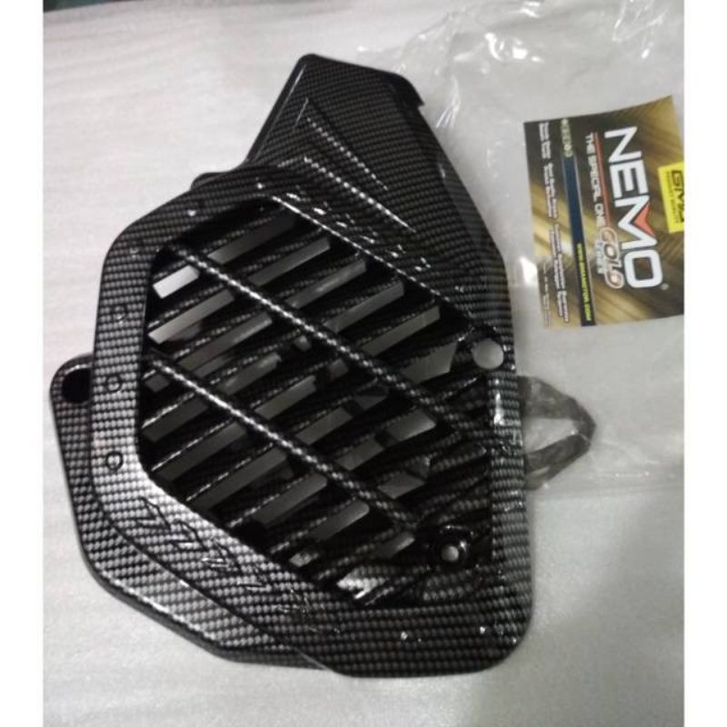 Cover Tutup Radiator PCX 150 Carbon Tutup Radiator Carbon PCX 150 Cover Radiator Carbon PCX