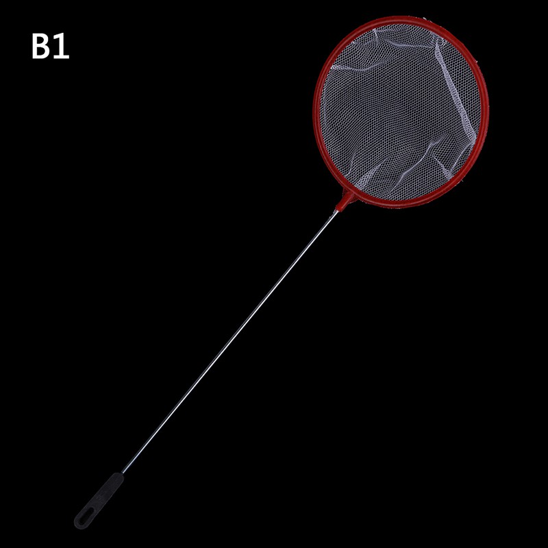 【TATY】Mini Aquarium Fish Catch Net Handle Tool Fishing Tank Round Fish Accessorie