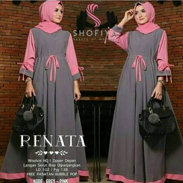 Renatha dress grey