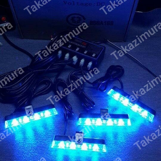  Lampu  Strobo Grill LED 4x4 Federal Mobil  all new Innova  