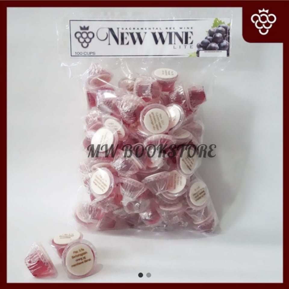 

Paket Anggur Perjamuan Kudus Lite + Hosti Ayat - isi 100