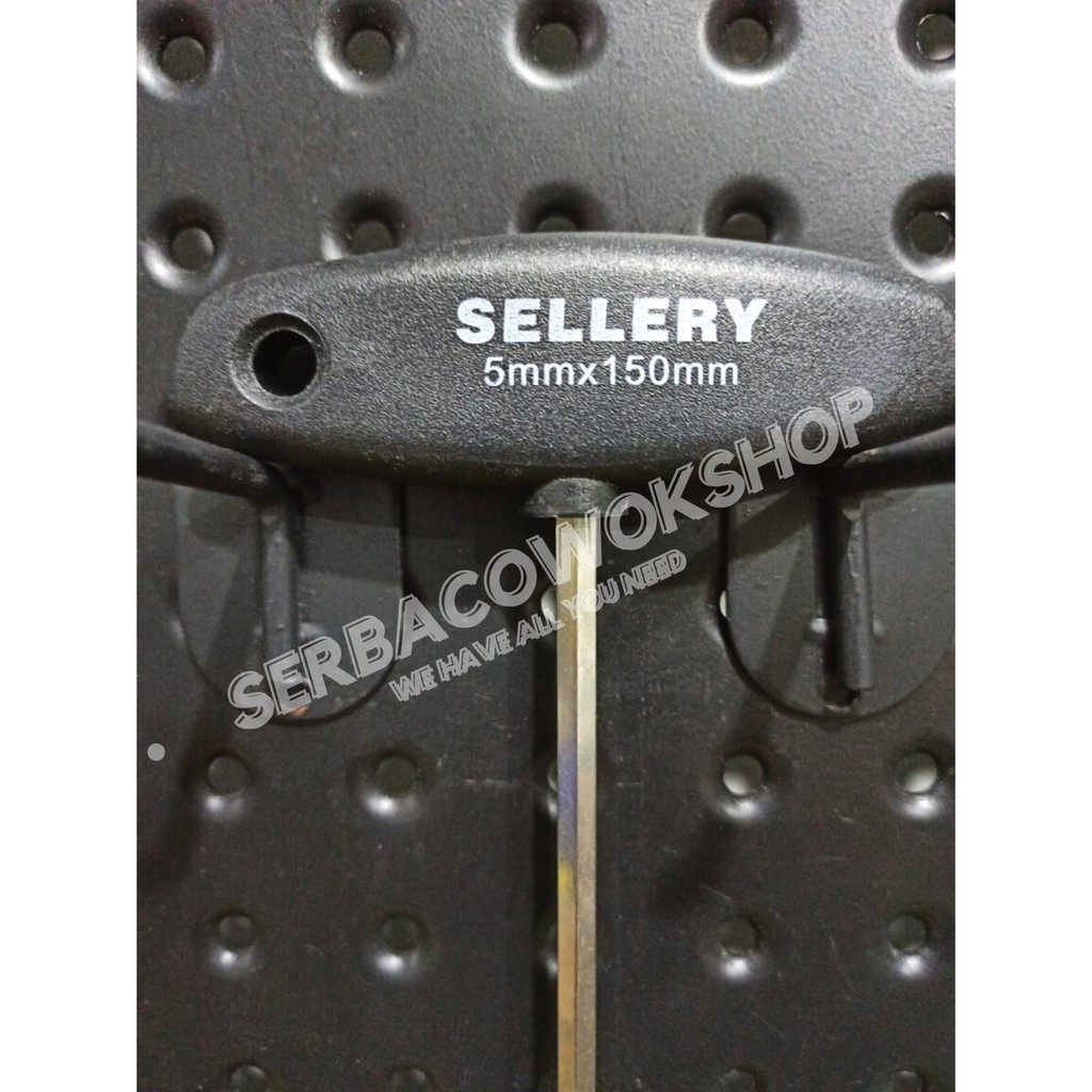 Sellery T Handle Hex Key L 5 mm Kunci L Model T 5mm Termurah Berkualitas