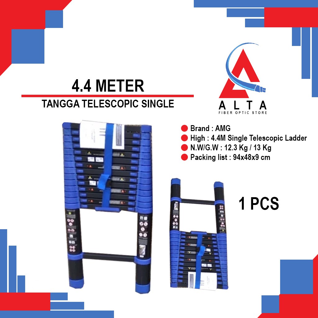 Tangga lipat/tangga murah/tangga teleskopik 4,4meter