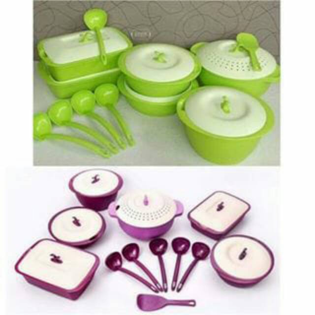Avista Emerald Set Wadah Saji Makanan Lengkap