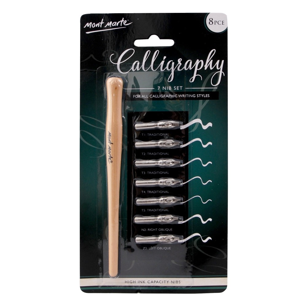 

Mont Marte 7 Nib Calligraphy Set MMCA0002