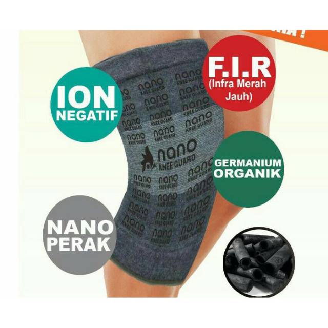 DEKER LUTUT NANO TERAPI 2PCS KNEE MGI NANO GUARD, TERAPI LUTUT 15 MENIT