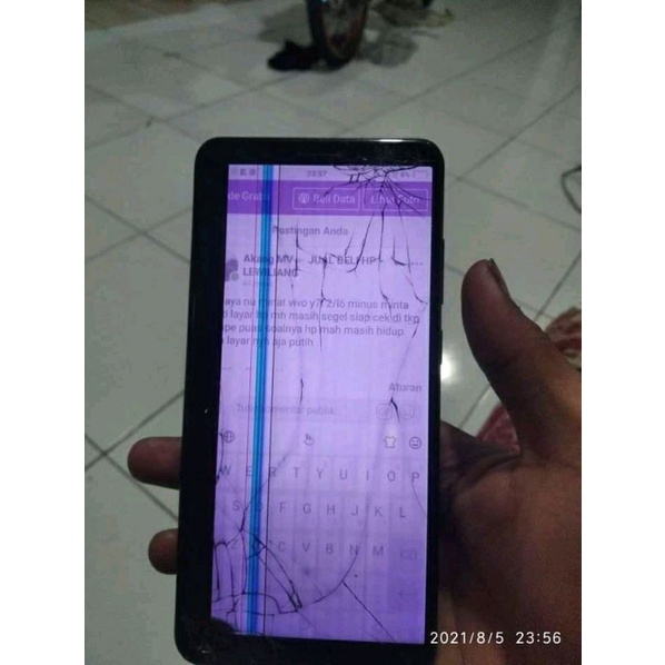Vivo Y71 hp rusak hp minus lcd tc