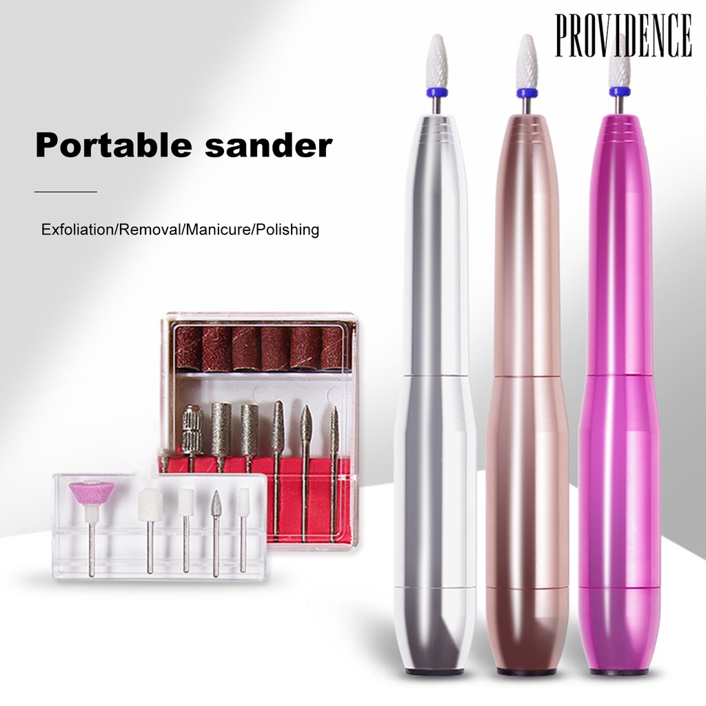 Providence 1Set Manicure Tool Professional Refined Metal Nail Care Electric Files for Women