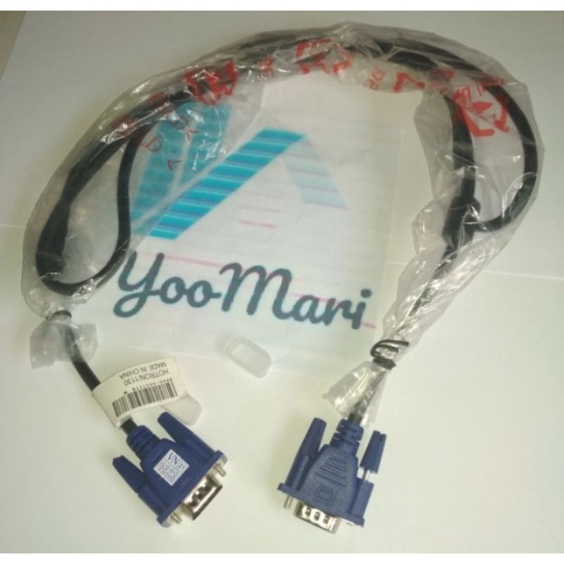 Kabel VGA monitor komputer 1.5M  data cable LCD 1,5 meter kualitas bagus high quality HOTRON/1130 proyektor