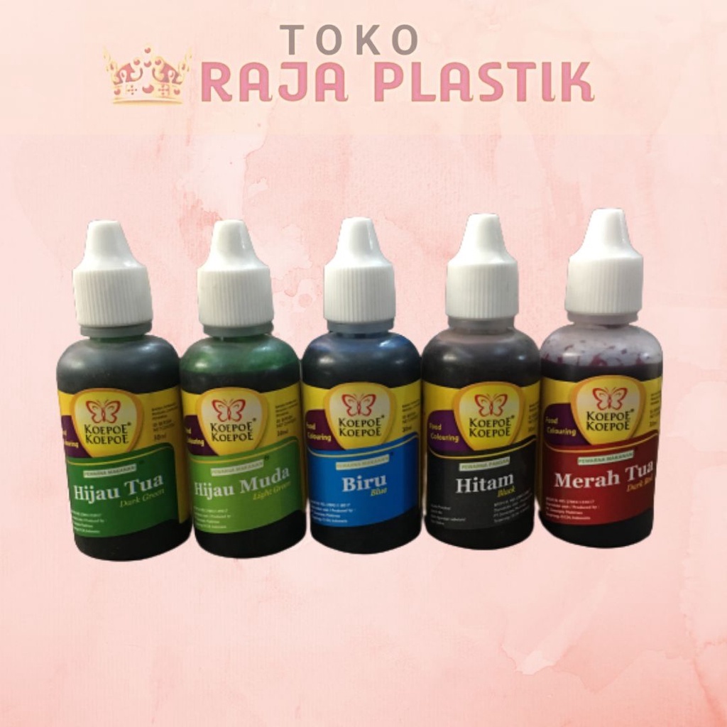 

Pewarna Makanan Cap Koepoe-Koepoe 30 ml