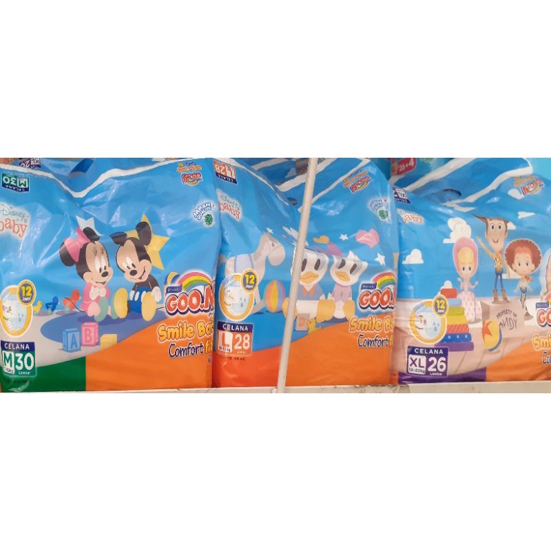 Goon smile baby pants popok celana goon Ekonomis M30 L28 XL26 M30 L26 XL24
