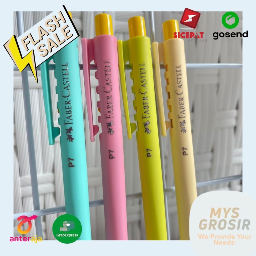 

pulpen cetek Faber castel SKU : P7-PastelPen-Faber Alat Tulis Kantor perlengkapan sekolah kado unik lucu murah grosir ready jakarta bisa cod Harga bersahabat Produk Berkualitas IVN522