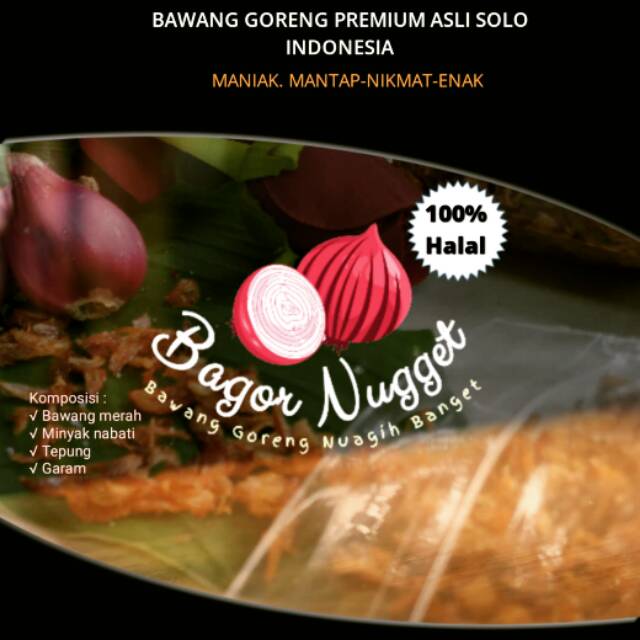 

BAGOR NUGGET BAWANG GORENG NUAGIH BANGET PREMIUM RENYAH