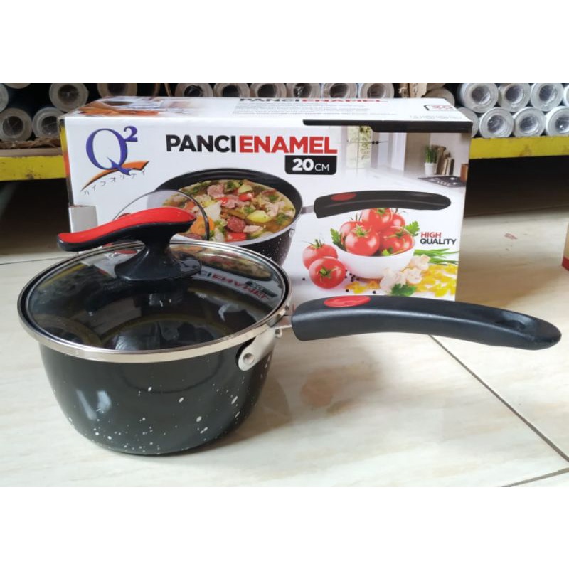 Panci enamel gsf  Set panci teflon anti lengket