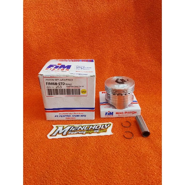 PISTON FIM 68 PIN 13MM 53,5 54 54,5 55 PISTON FIM IZUMI MODEL KAZE