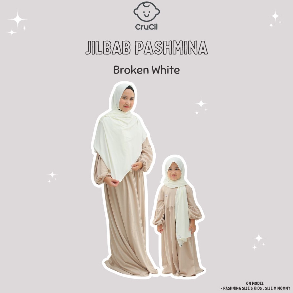 Jilbab Pasmina Tali Anak (0m - 2y)