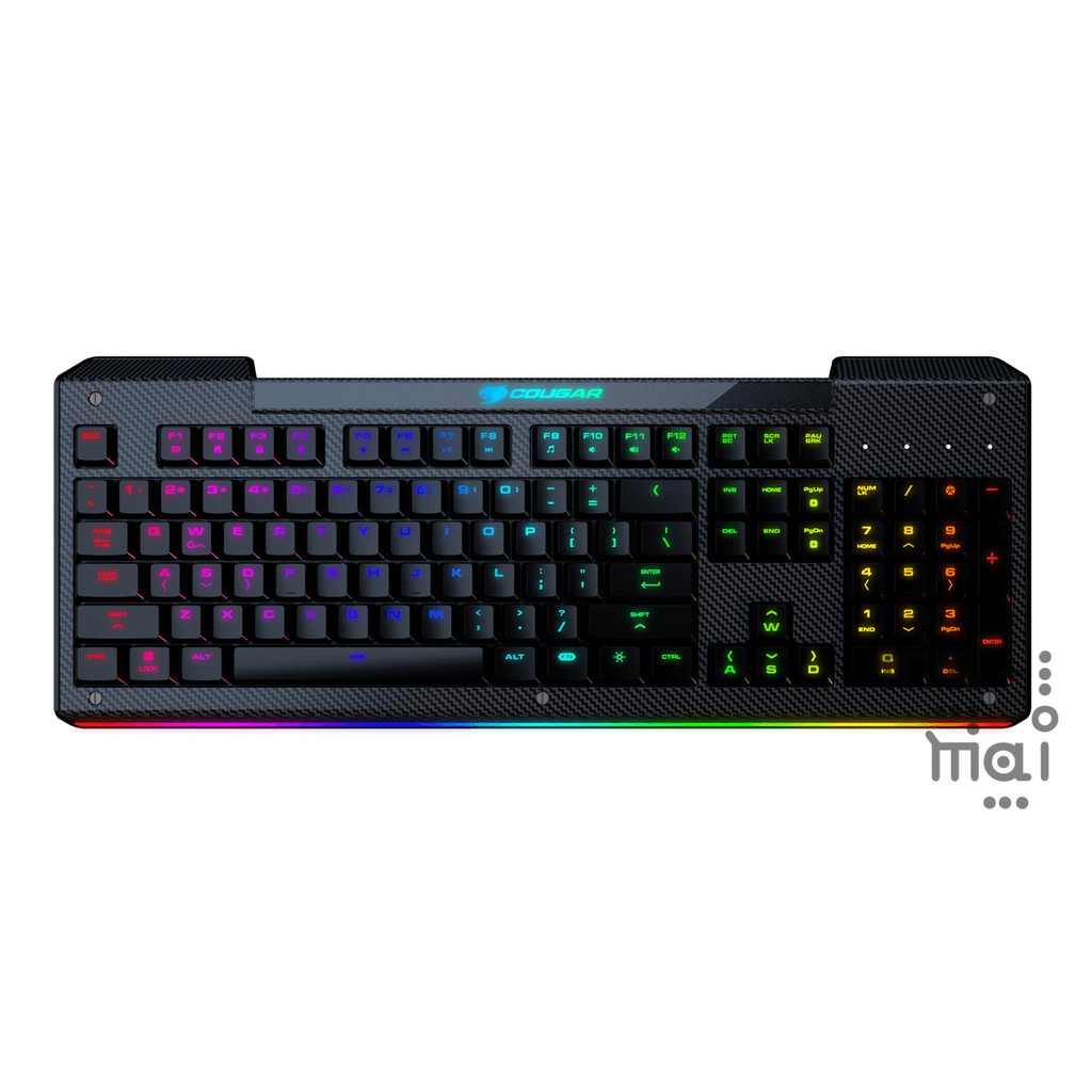 COUGAR GAMING KEYBOARD AURORA S DYNAMIC MULTICOLOR LIGHTING