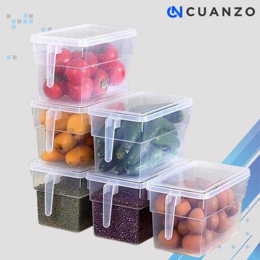 Kotak Kontainer Makanan Kulkas Kitchen Storage Food Box / Kotak Kontainer Makanan Kulkas Plastik Kecil Satu Set / Kotak Wadah Rak Box Penyimpanan Buah Buahan Sayur Sayuran Telur Makanan Kulkas Plastik Unik Susun Organizer / Toples Buah Plastik Murah Ori