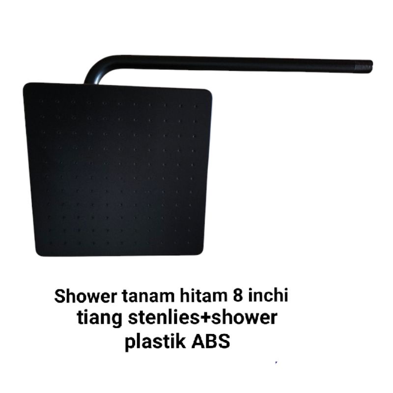 Wall shower stenlies/shower tanam tembok/Head shower