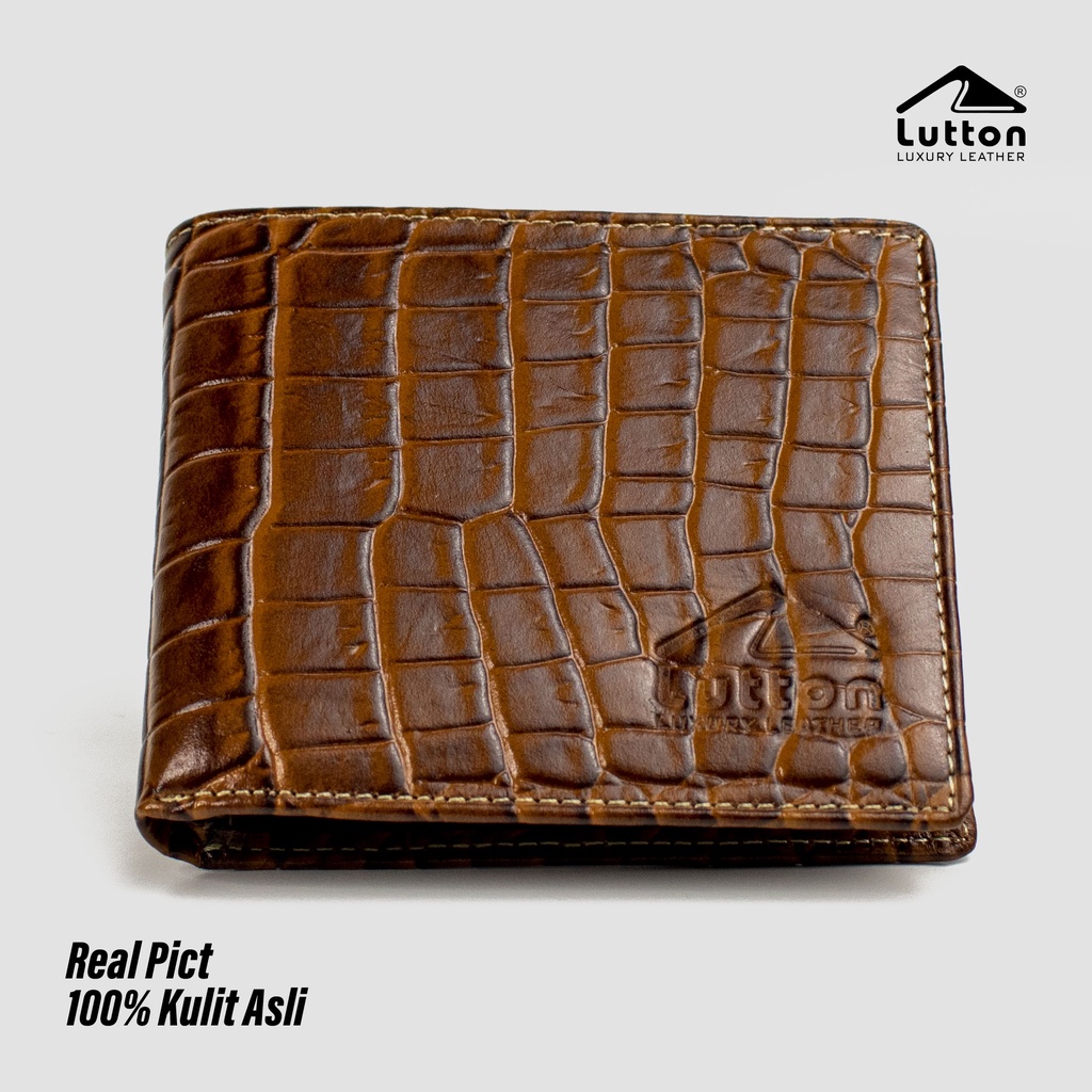 LUTTON - dompet kulit natural - DOMPET KULIT SAPI LK PULL UP ,LK MILD &amp; KULIT BUAYA