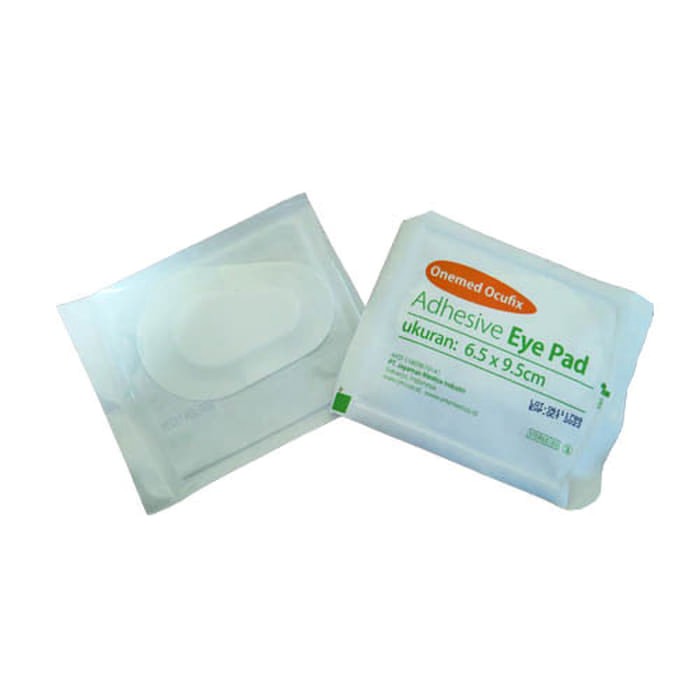 New Ocufix Eye Pad 6,5 x 9,5 cm ONEMED Penutup Mata, Pelindung Mata 1 BOX