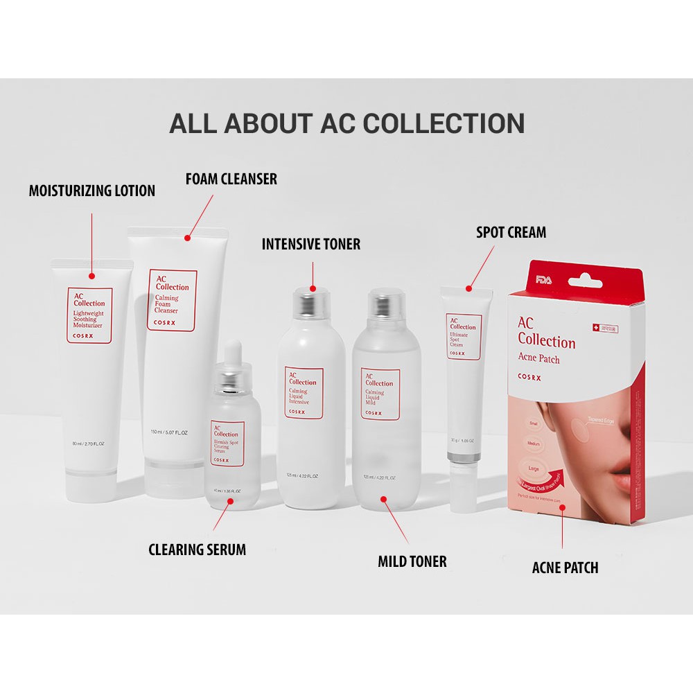 Cosrx ac collection. AC collection Calming Liquid Intensive [125ml]. COSRX AC collection Calming Liquid Intensive. COSRX Calming Liquid Intensive. COSRX - AC collection Calming Foam.