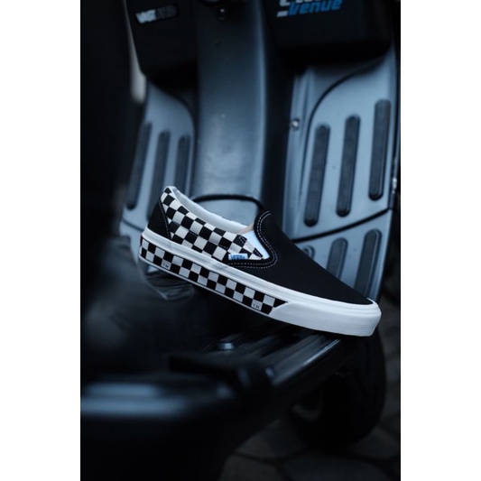 Vans Slip On Sidewall Checkerboard