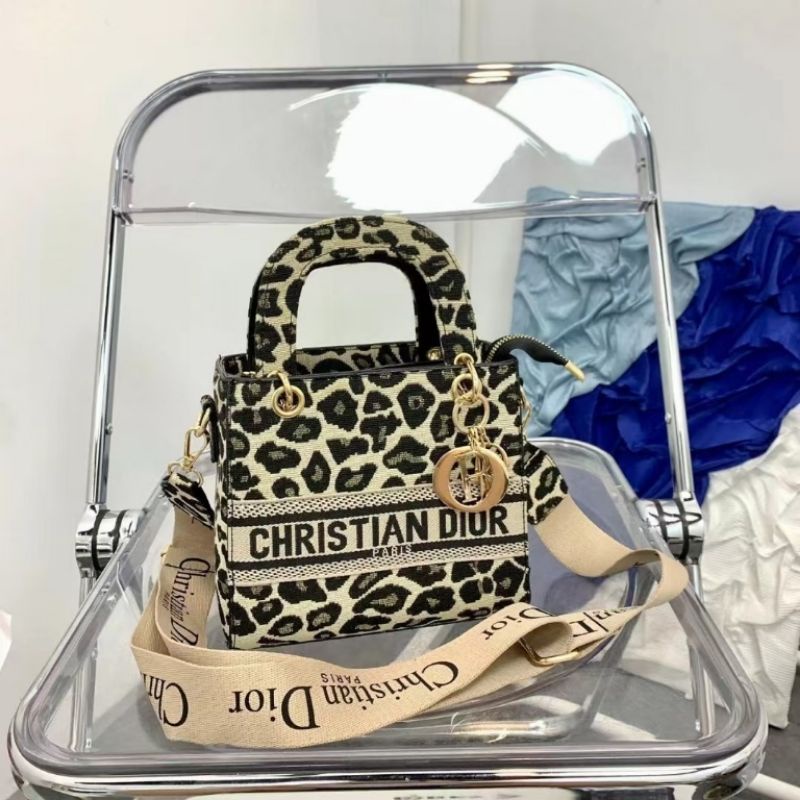 Tas DR lady leopard import uk 20x17x11 / tas Cdr leopard import