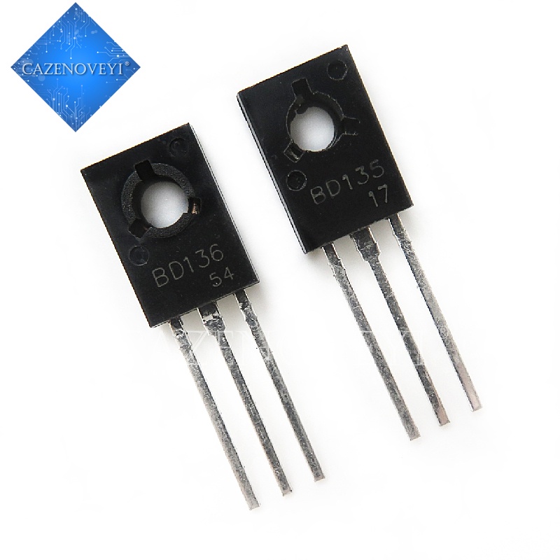 20pcs Ic Bd131 Bd135 Bd136 Bd137 Bd139 To-126 1.5a 80v