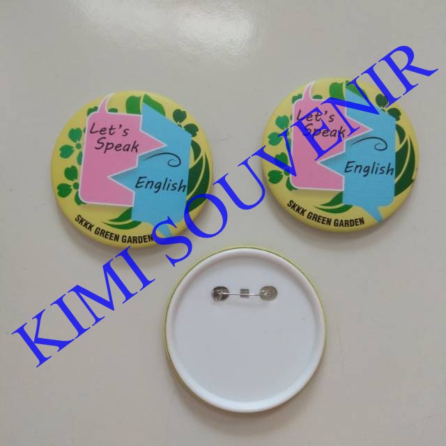 PIN Peniti ukuran 7,5 cm Custom Murah FREE DESIGN
