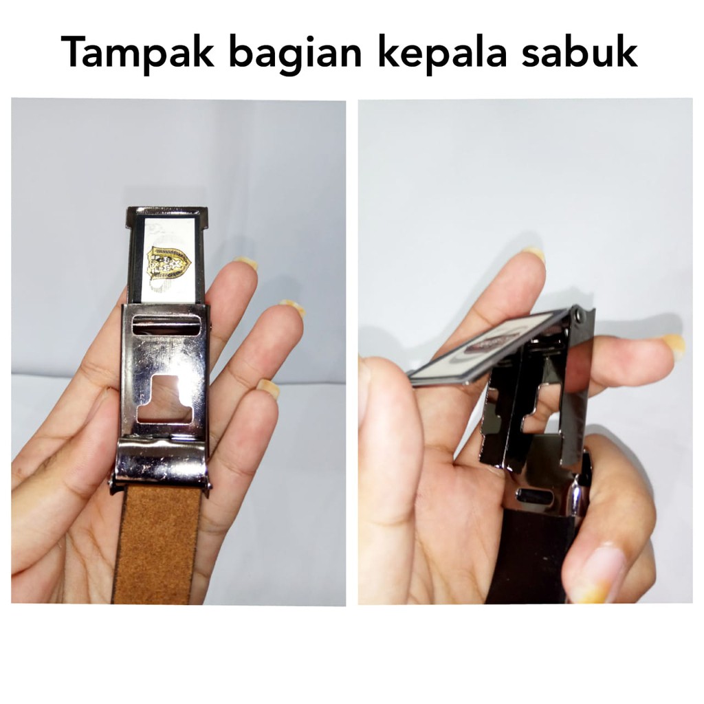 SABUK GESPER IKAT PINGGANG SEKOLAH SD / 2D / Tali Kulit Impor