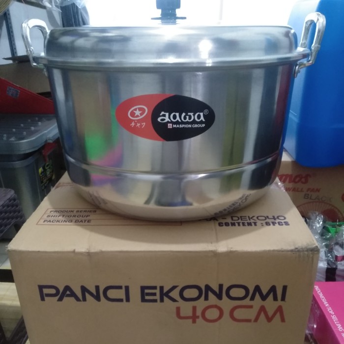 Panci Dandang Kukus Ekonomi PE Maspion Jawa 40 cm (Gojek)