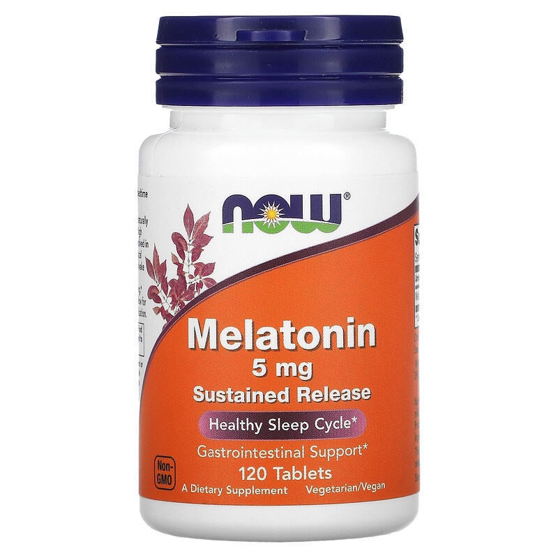 Now Foods Melatonin 5 mg 120 Tablets