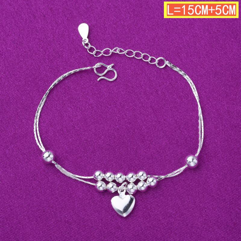 50 gaya 925 gelang perak asli, aksesoris perhiasan fashion Jepang dan Korea-28