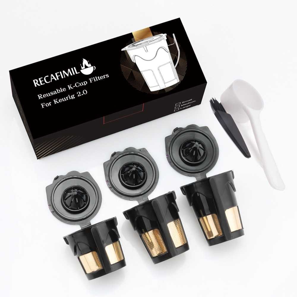 

Belr K-Cup 2.0 Reusable Capsule Filter 3PCS Keurig Coffee Machine HL24