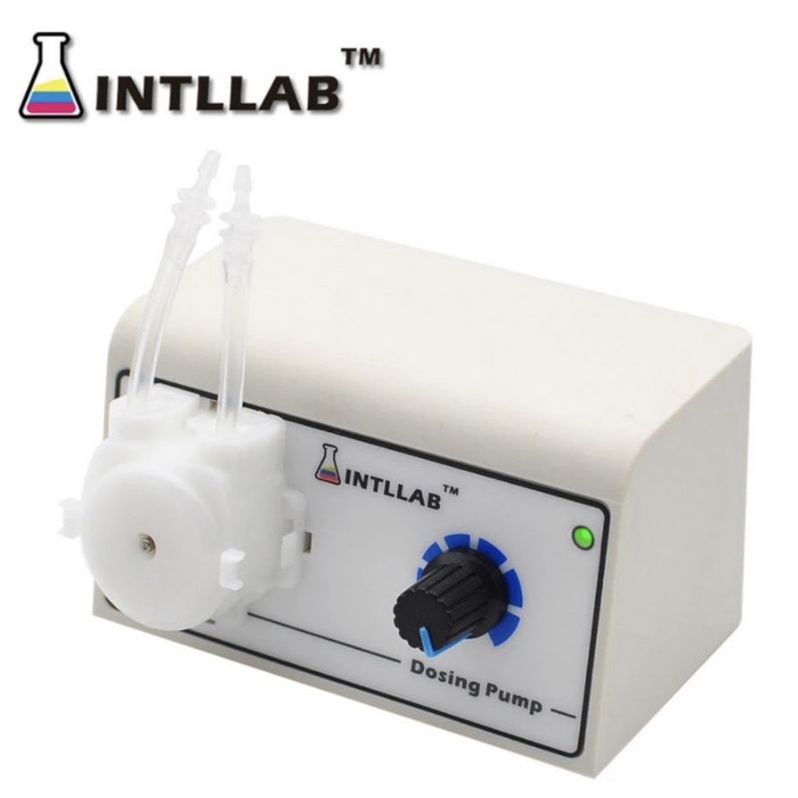 intllab Dosing pump peristaltic liquid pump 12v adjustable speed + adaptor 12v