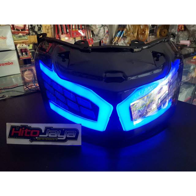 Stoplamp Nmax Old model Aes Lexus Biru
