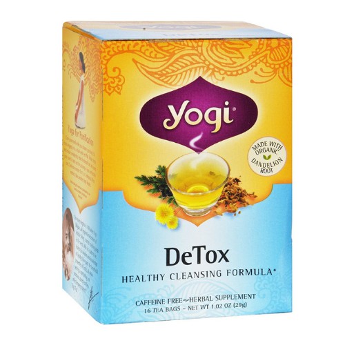 

Yogi Tea, Detox, Caffeine Free, 16 Tea Bags, 1.02 oz (29 g)-Jkut