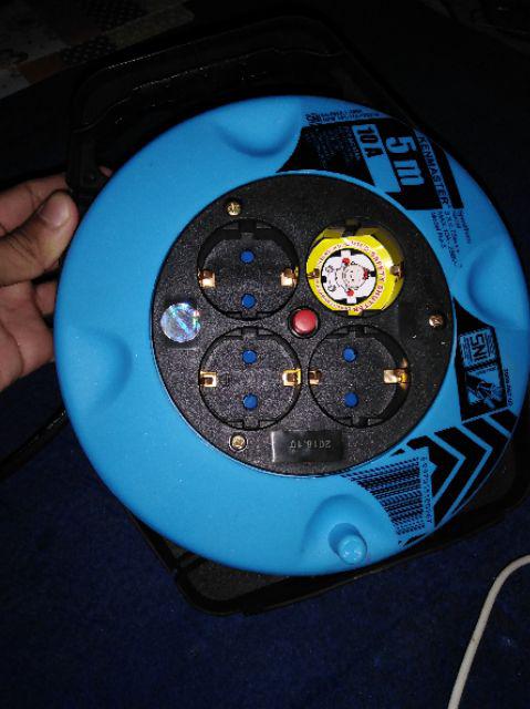 Bisa Cod Kenmaster Kabel Roll 4 Lubang 5 Meter