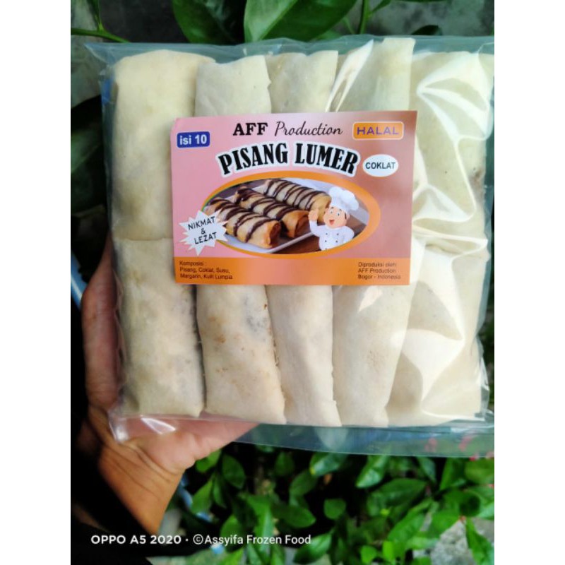 

pisang coklat lumer isi 10
