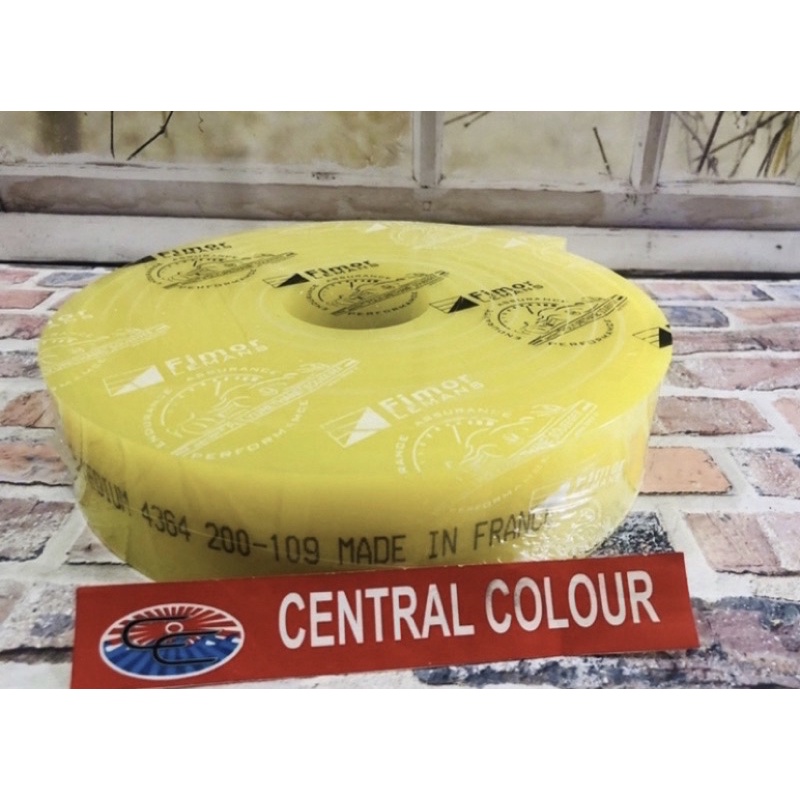 

Rakel Sablon Kuning Papak Besar 9mm Set Gagang Kayu P. 1CM