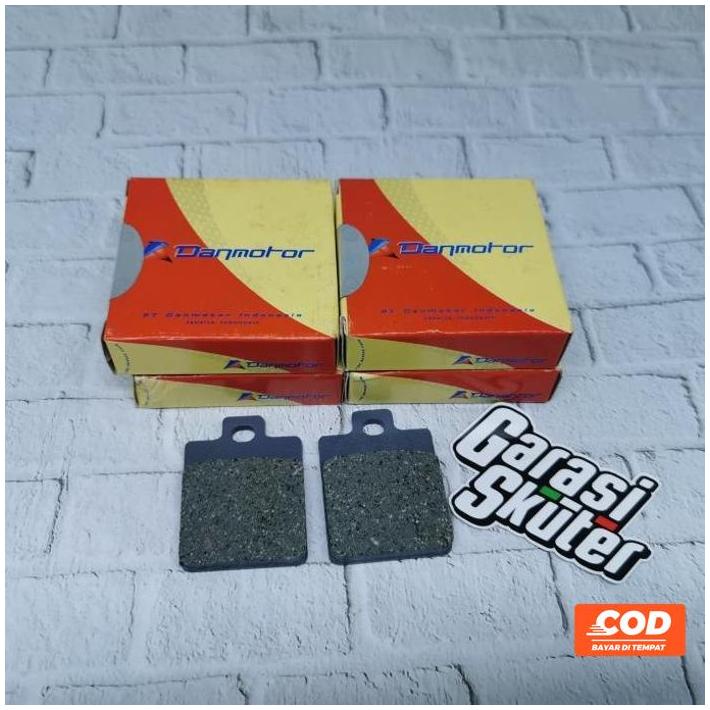 Kampas Rem Depan Danmotor Vespa Lx, S, Lxv, Primavera, Piaggio Zip (( Kode 004))