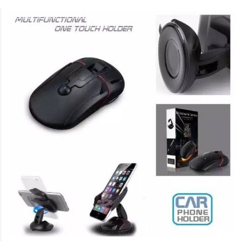 Holder HP MOUSE Mobil Car Holder Smartphone Dudukan Handphone [AHP11]