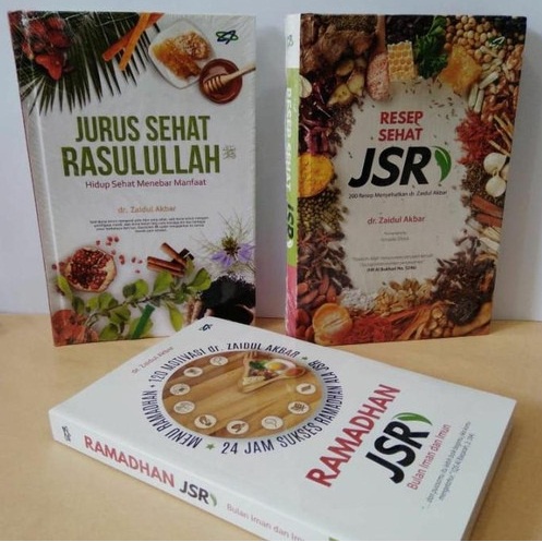 

Jurus Sehat Rasulullah JSR dan Resep Sehat JSR dan JSR Ramadhan dr. Zaidul Akbar. CPB