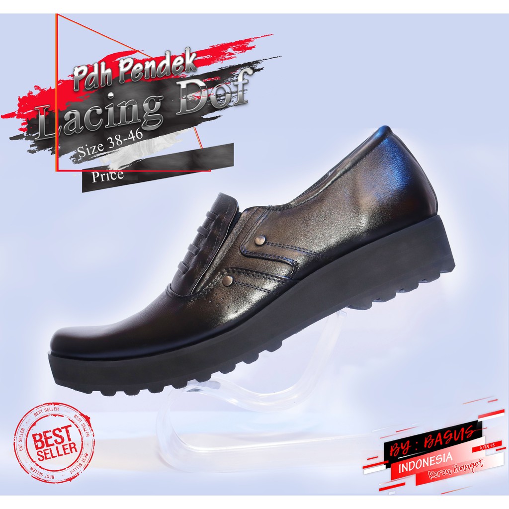 SEPATU PRIA PDH LACING DOFF P21