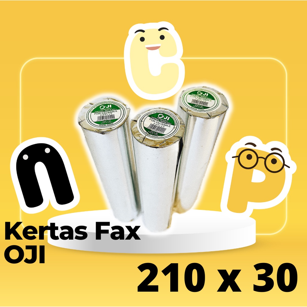 

Kertas Fax Oji 210 x 30