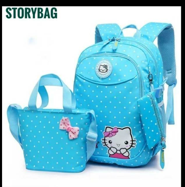 TAS RANSEL ANAK SEKOLAH HELLO KITTY/TAS ANAK CEWE/TAS ANAK PEREMPUAN